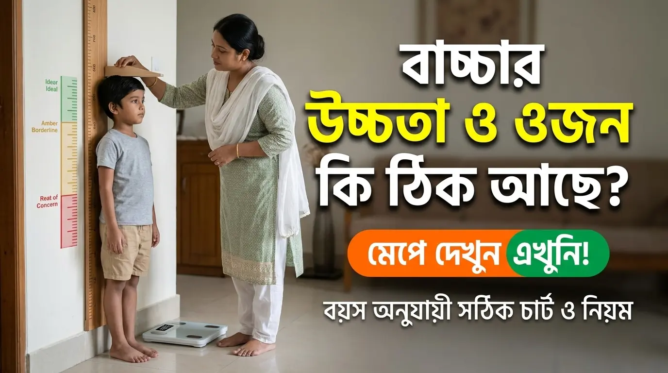 আপনার বাচ্চার ওজন এবং উচ্চতা কি ঠিক আছে?