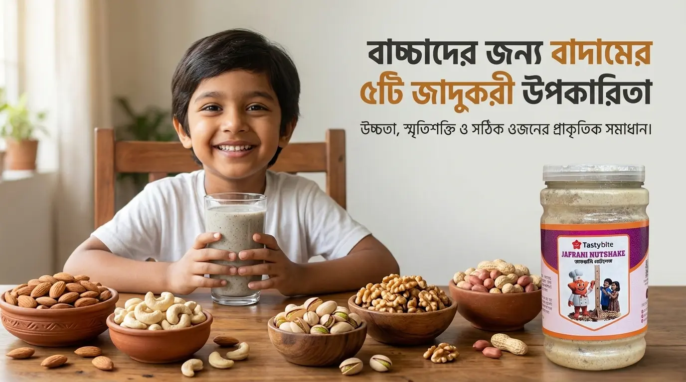 বাচ্চাদের জন্য বাদামের উপকারিতা